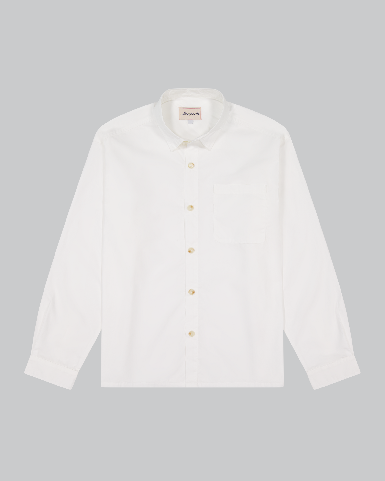 Relaxed Dress Shirt - White
