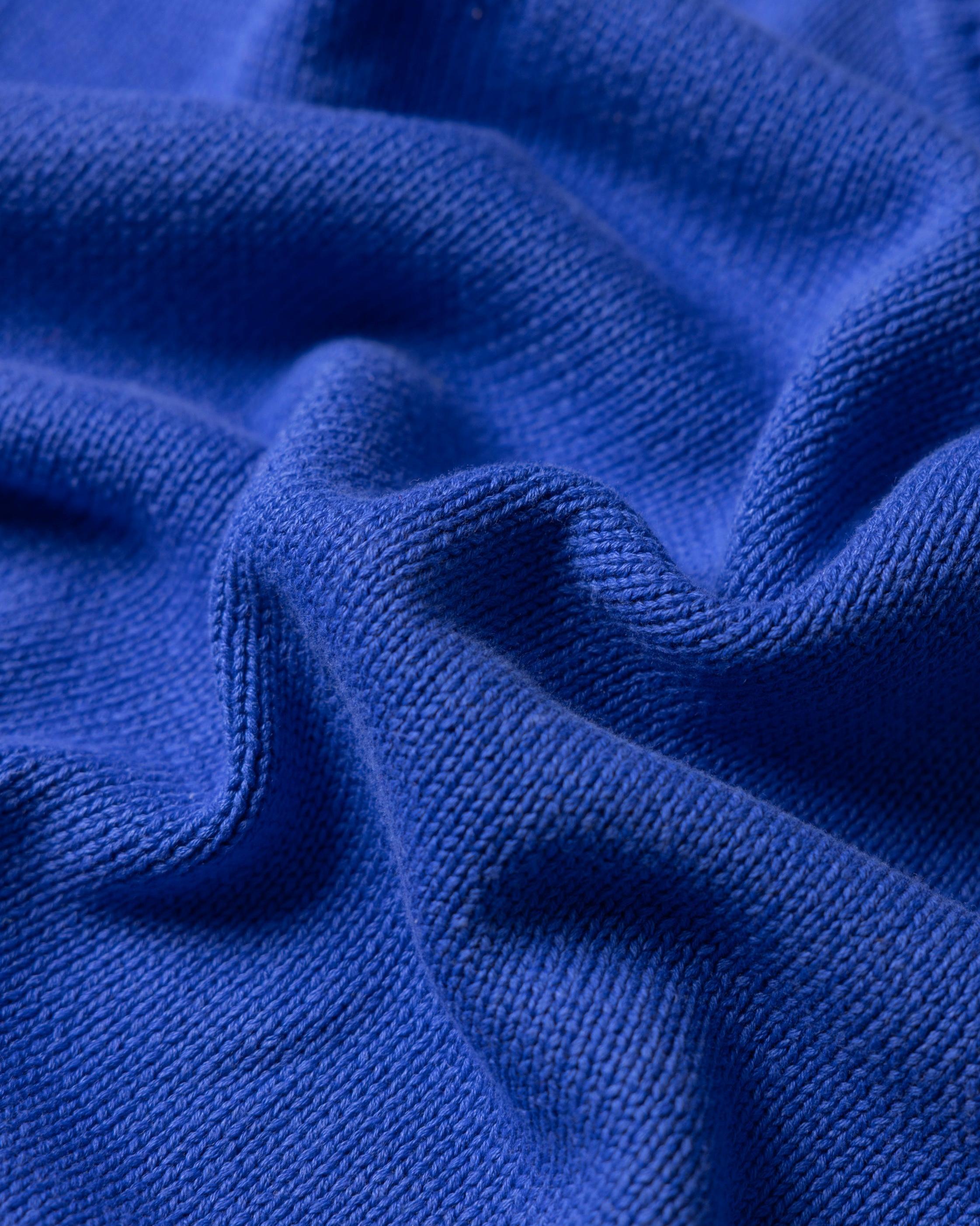 Hemp Mock Neck Knit - Blue