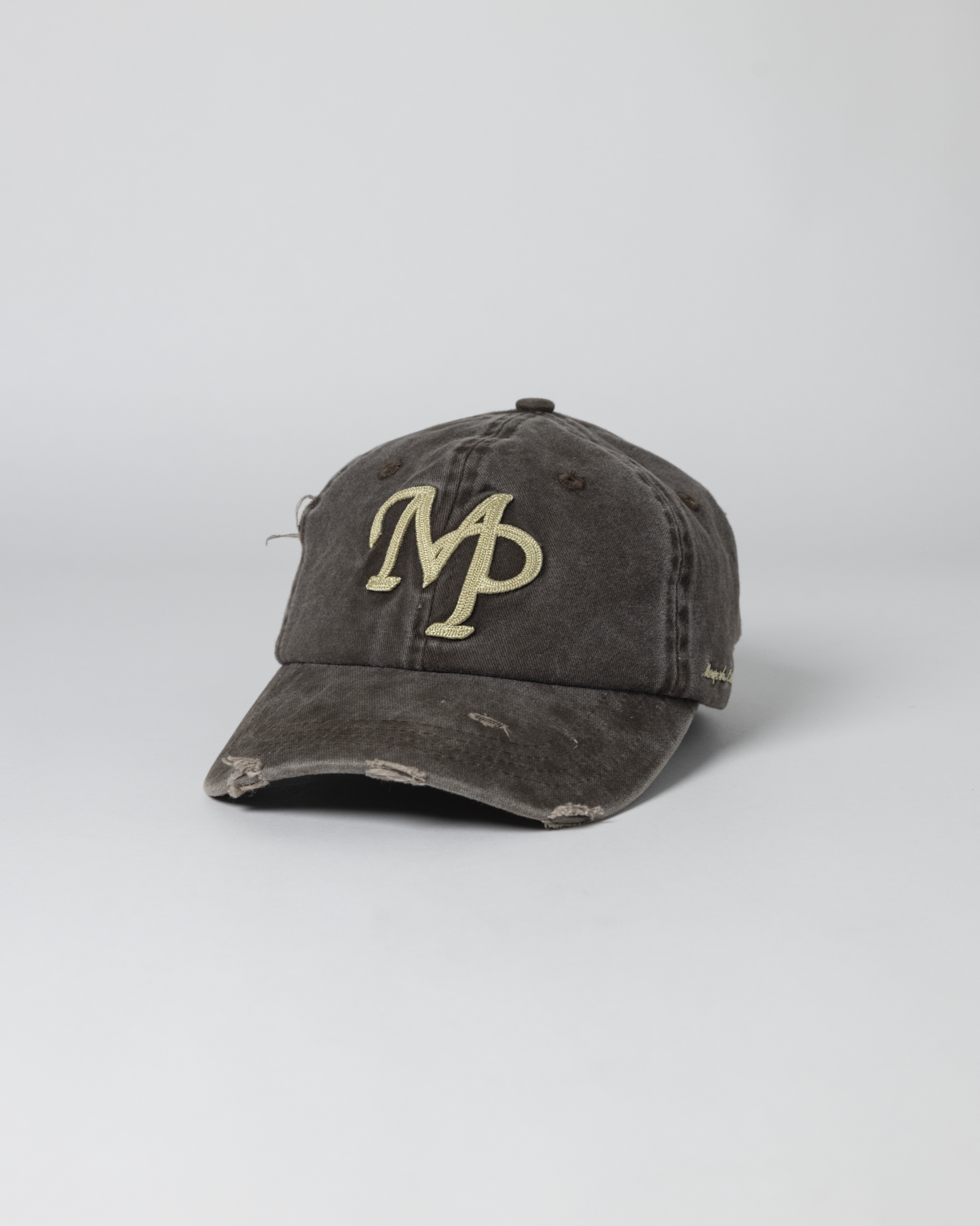 Distressed Dad Cap - Brown
