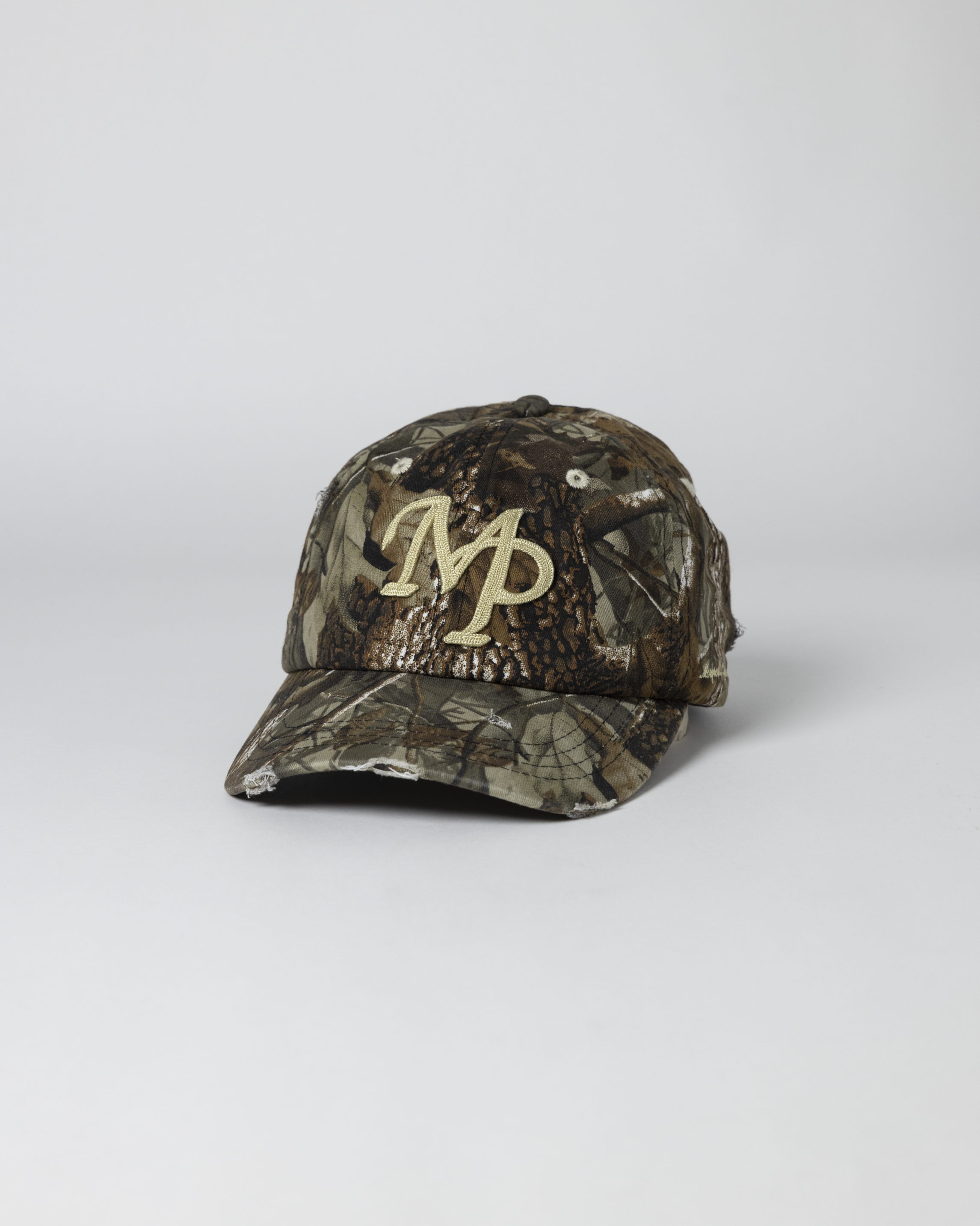 Distressed Dad Cap - Camo
