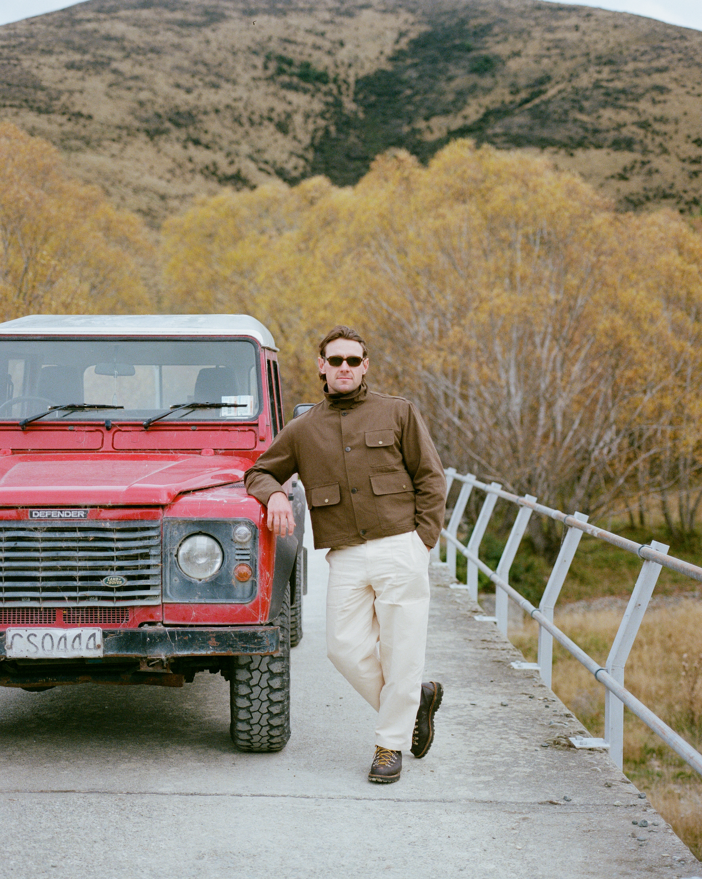 Cropped Hunting Coat - Brown