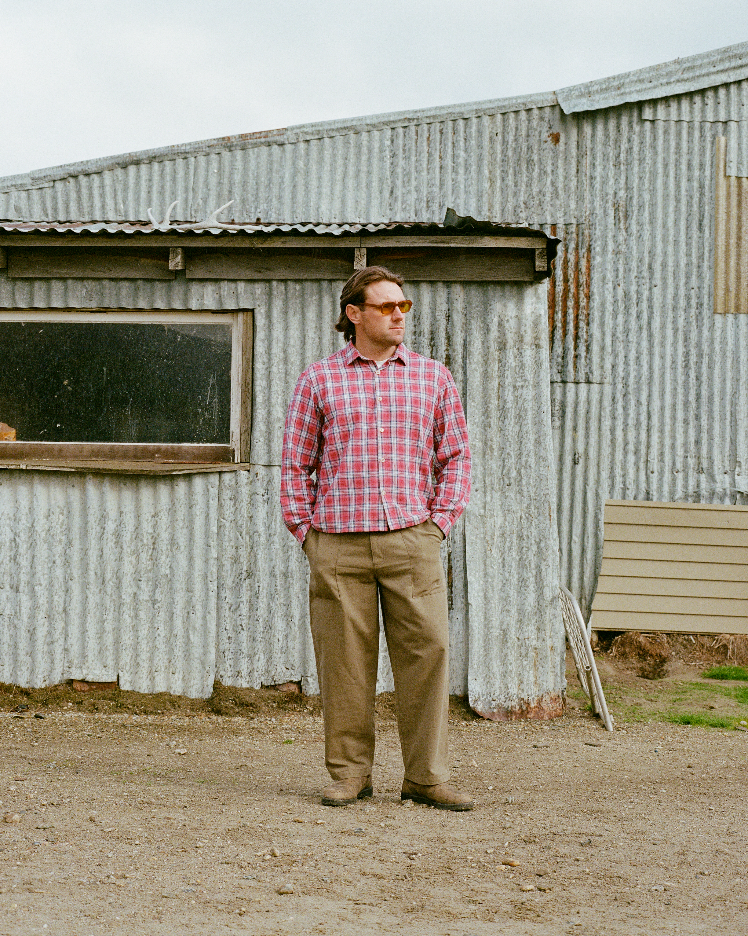 Flannel Shirt - Red Check