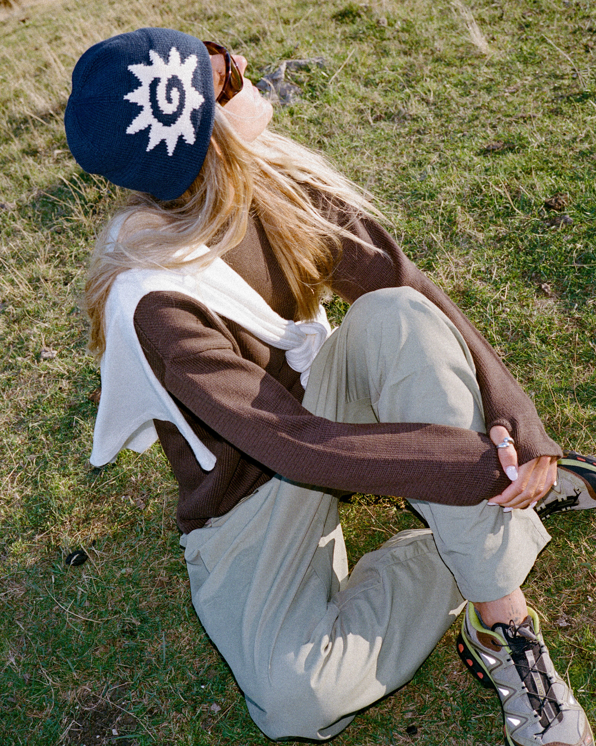 Graphic Beanie - Navy