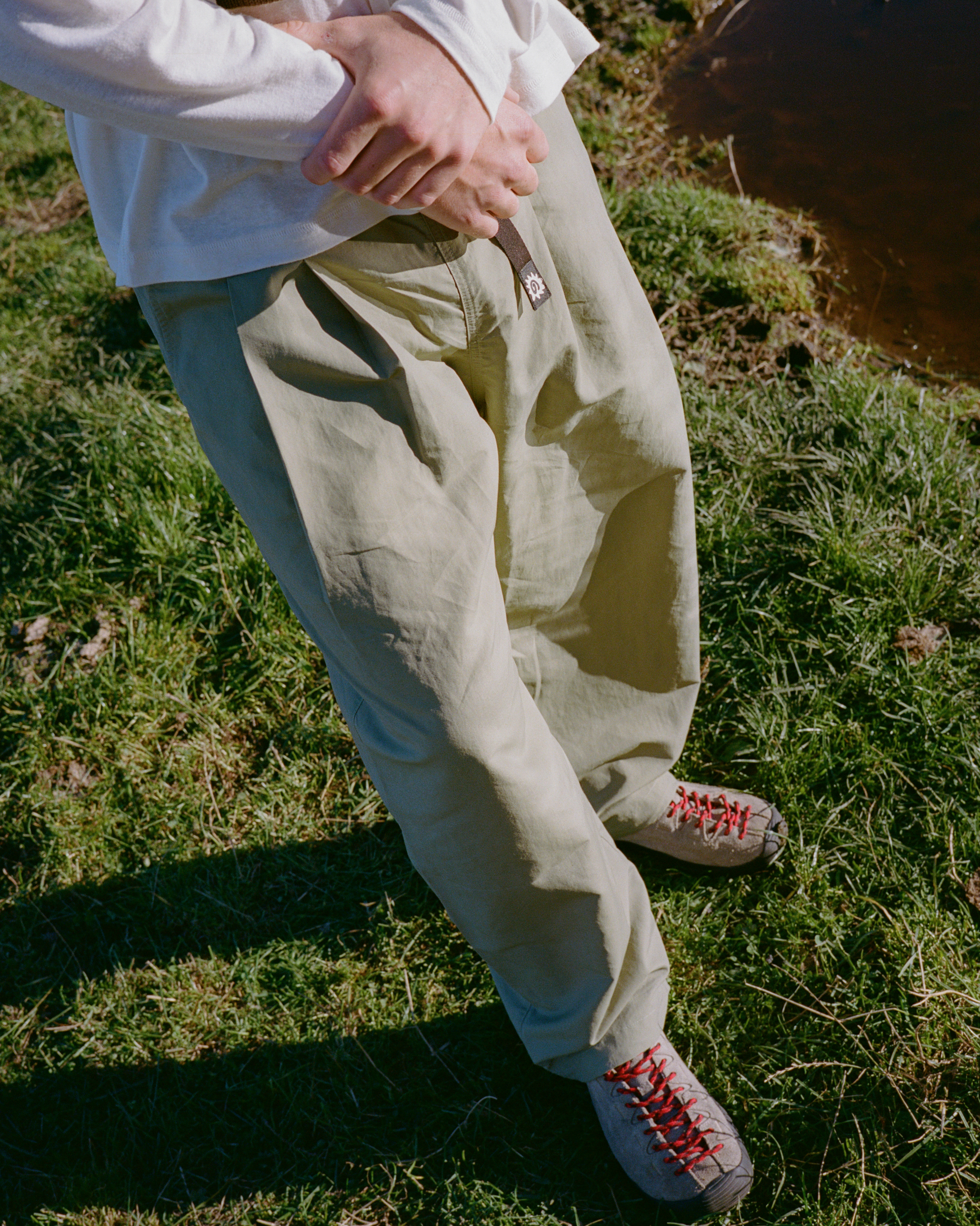 Pleated Hiking Pants - Olive