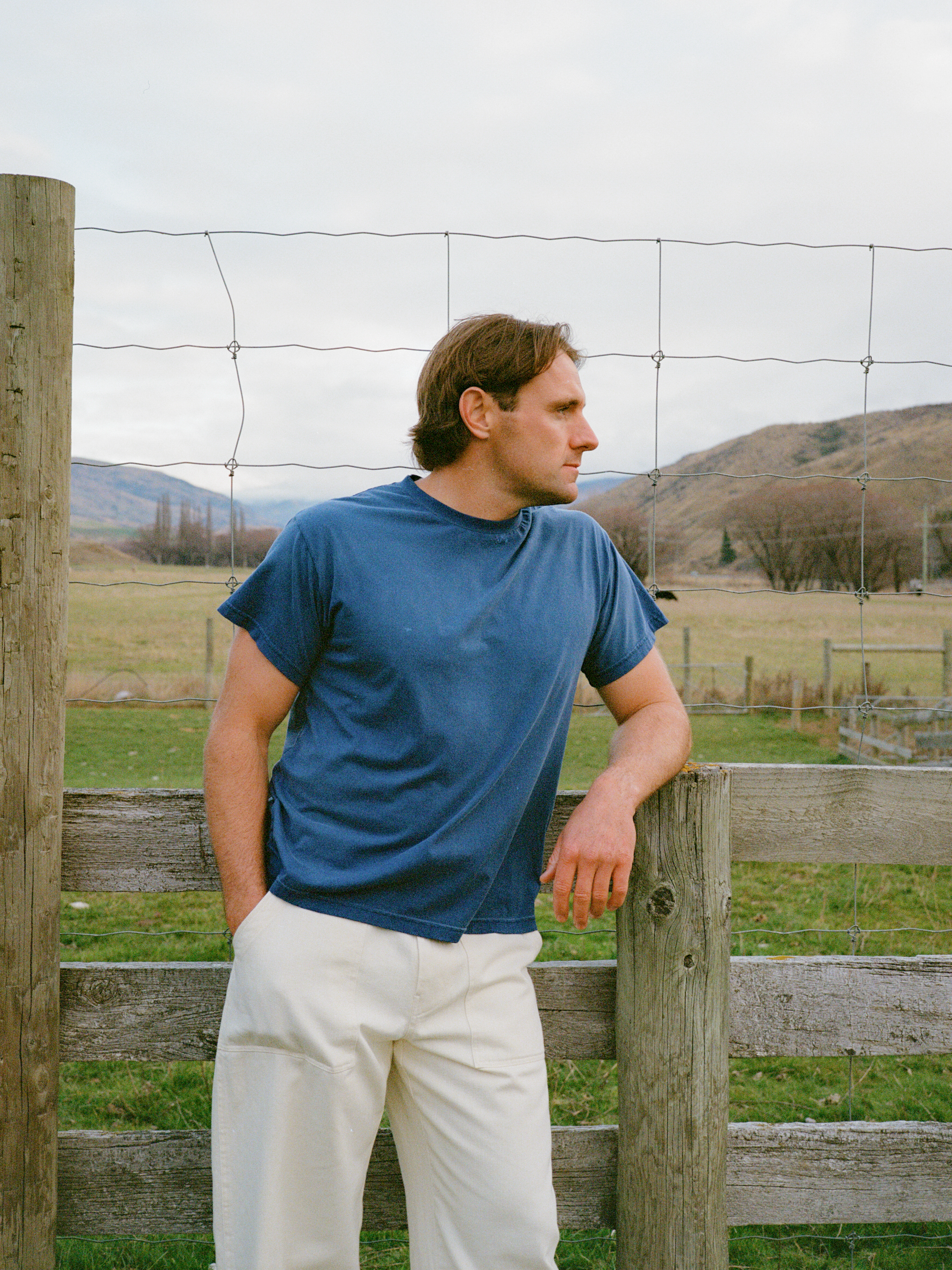 Pima Cotton Tee - Navy
