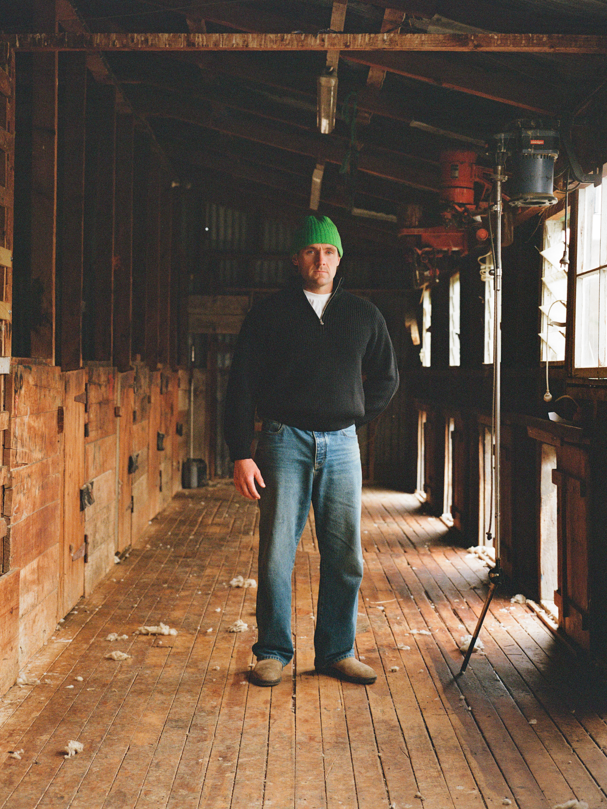 Wool Beanie - Green