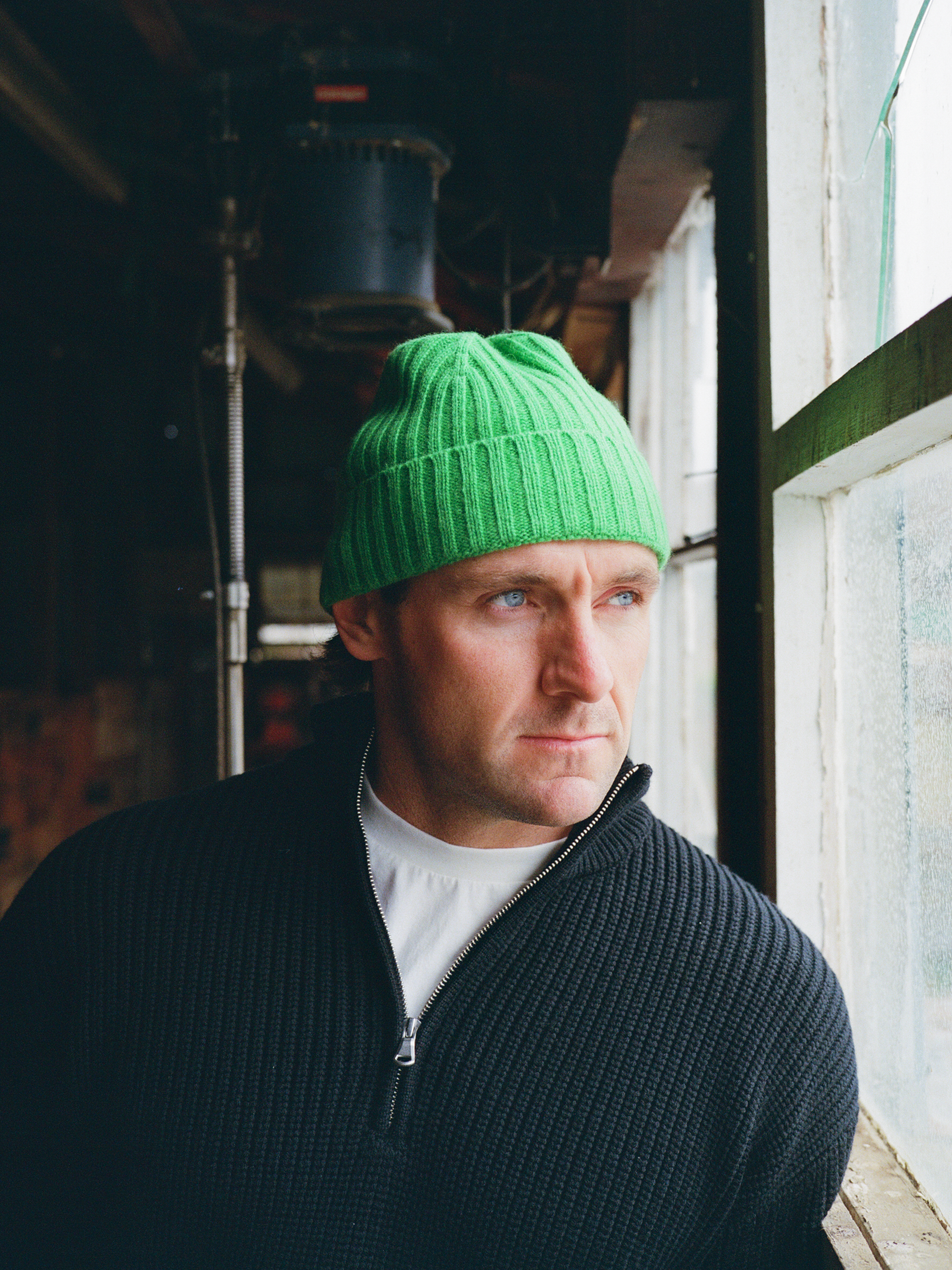 Wool Beanie - Green