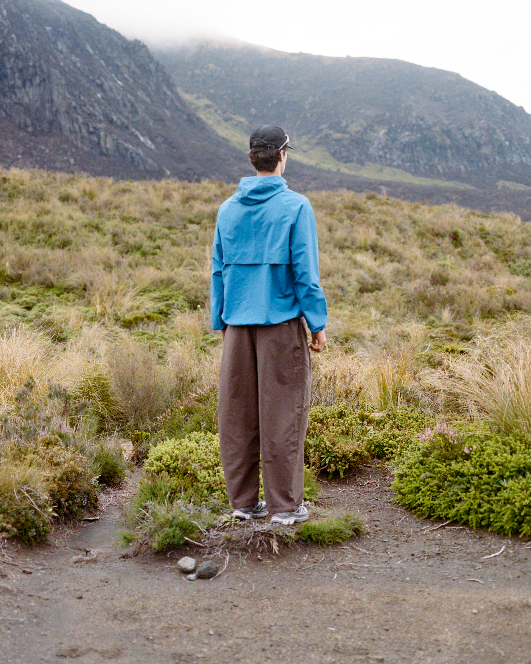 Pleated Hiking Pants - Brown