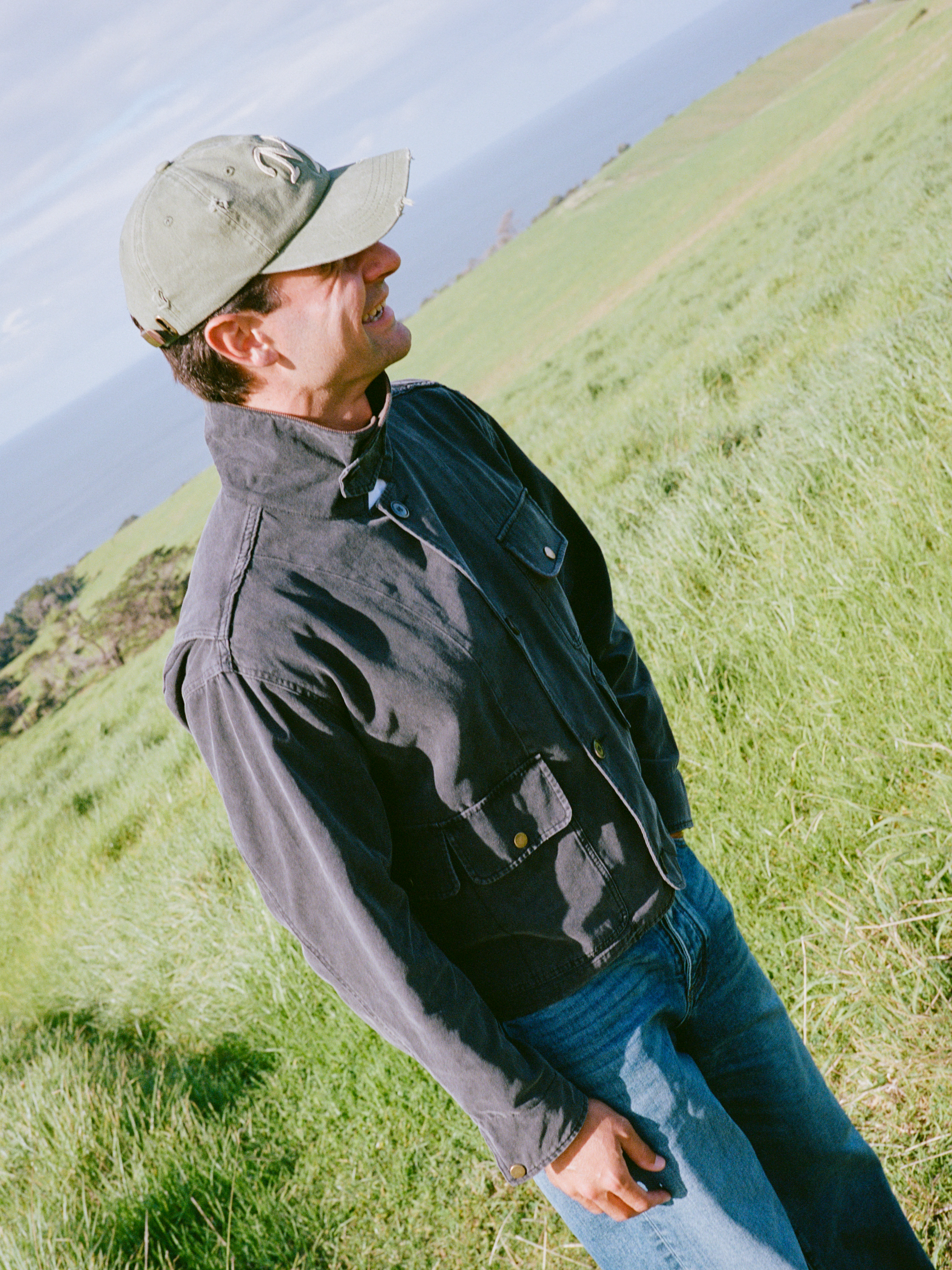 Cropped Hunting Coat - Black