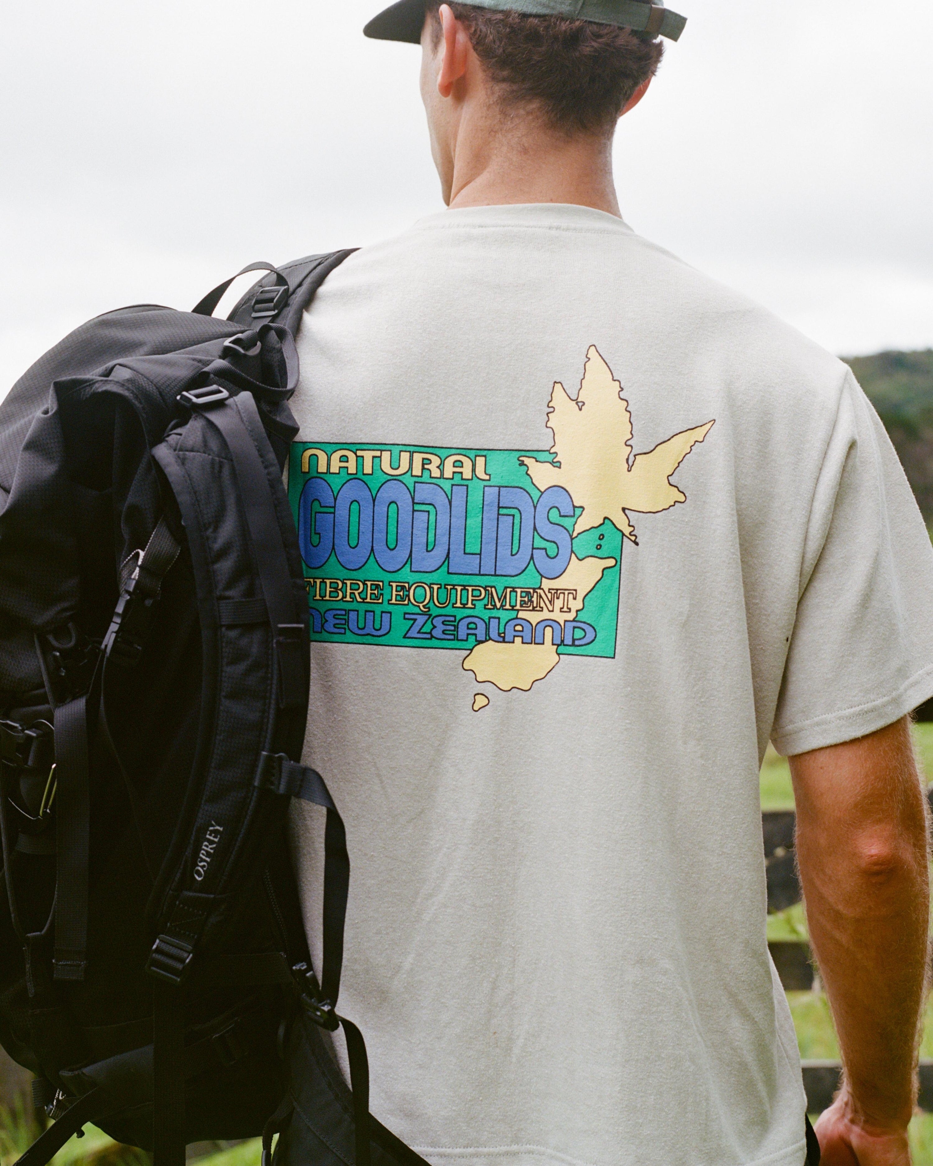 Kiwi Hemp Tee - Stone