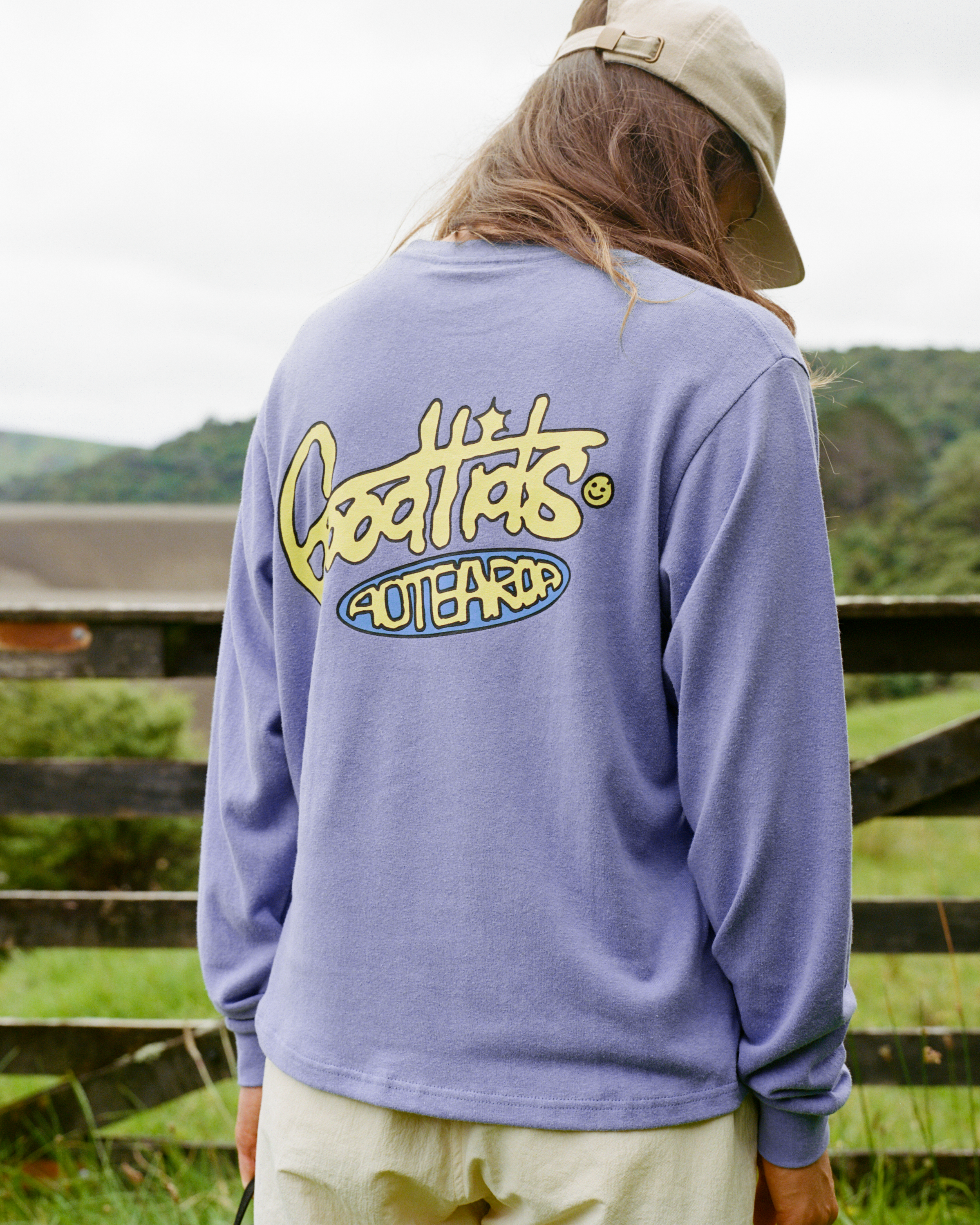 Tour de Aotearoa Long Sleeve Tee - Lilac