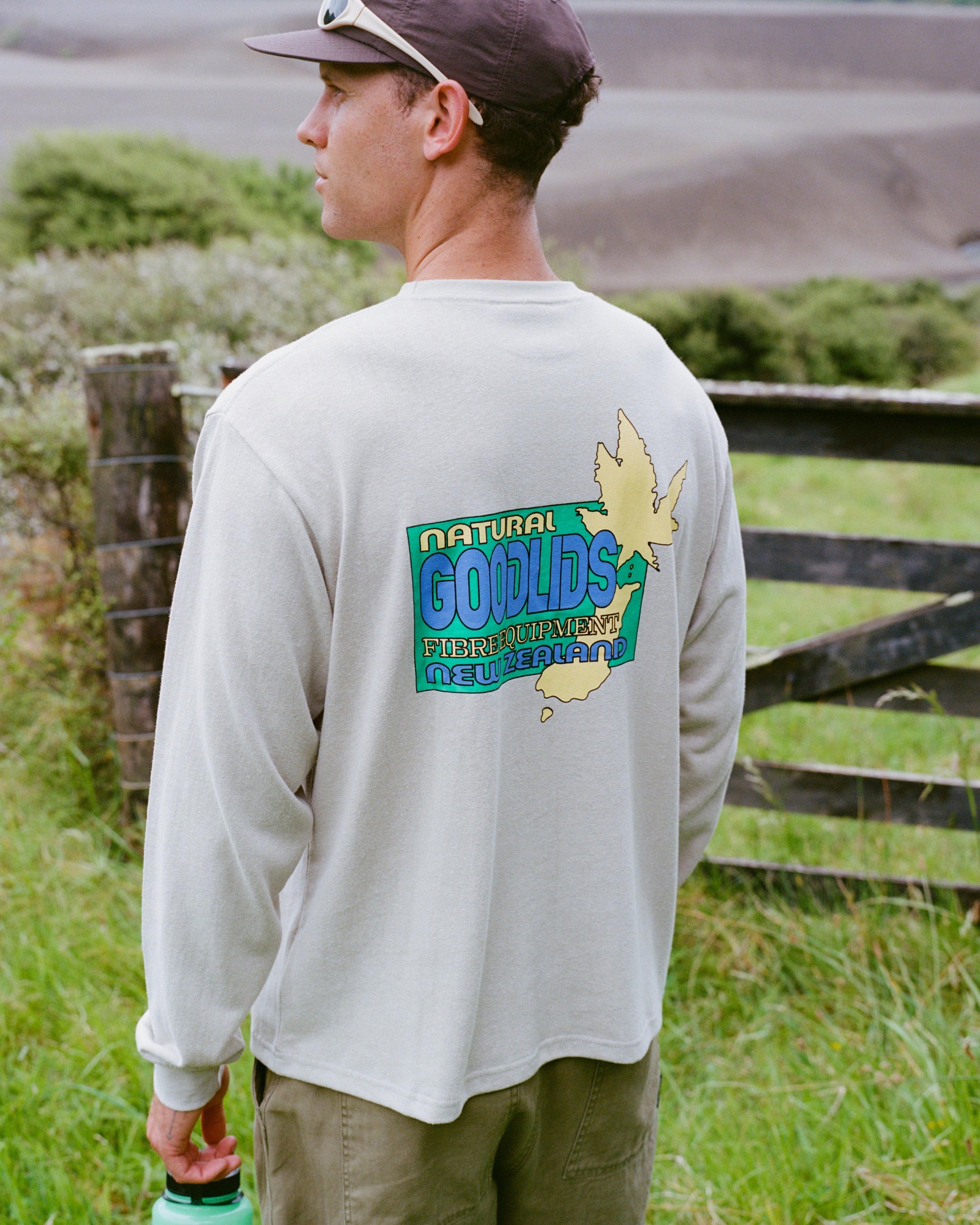 Kiwi Hemp Long Sleeve Tee - Stone