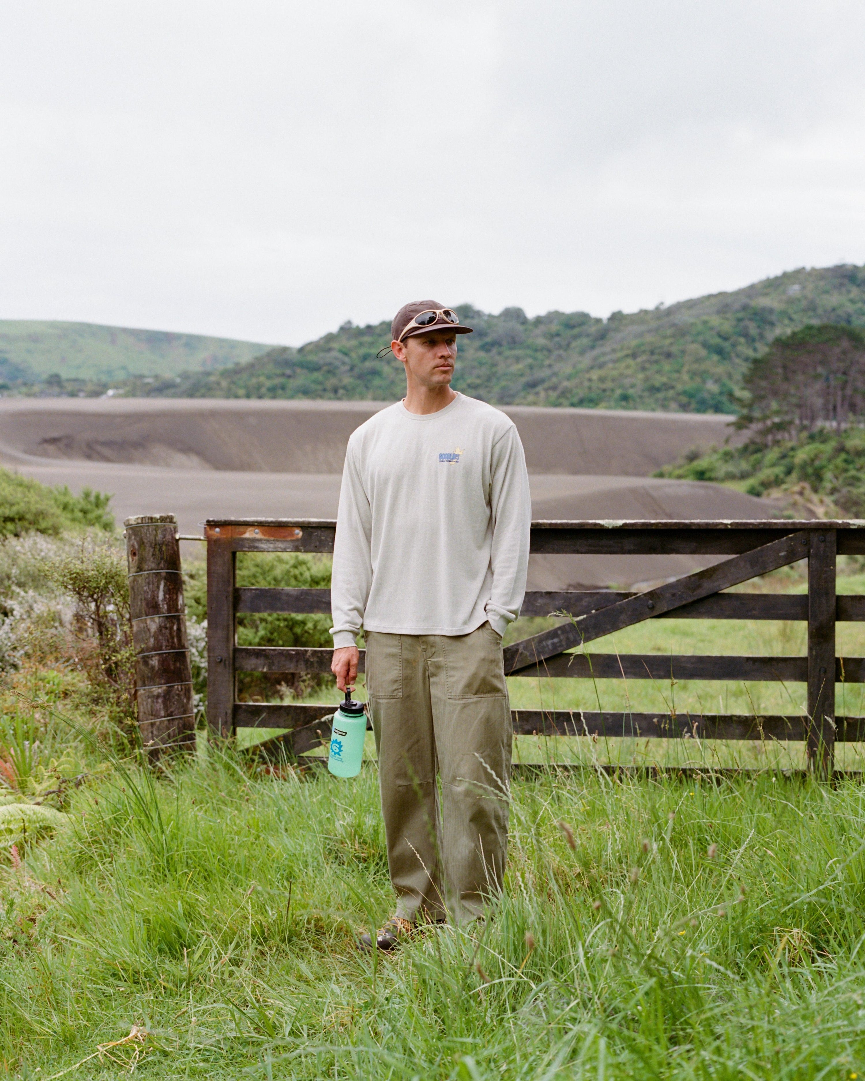 Kiwi Hemp Long Sleeve Tee - Stone