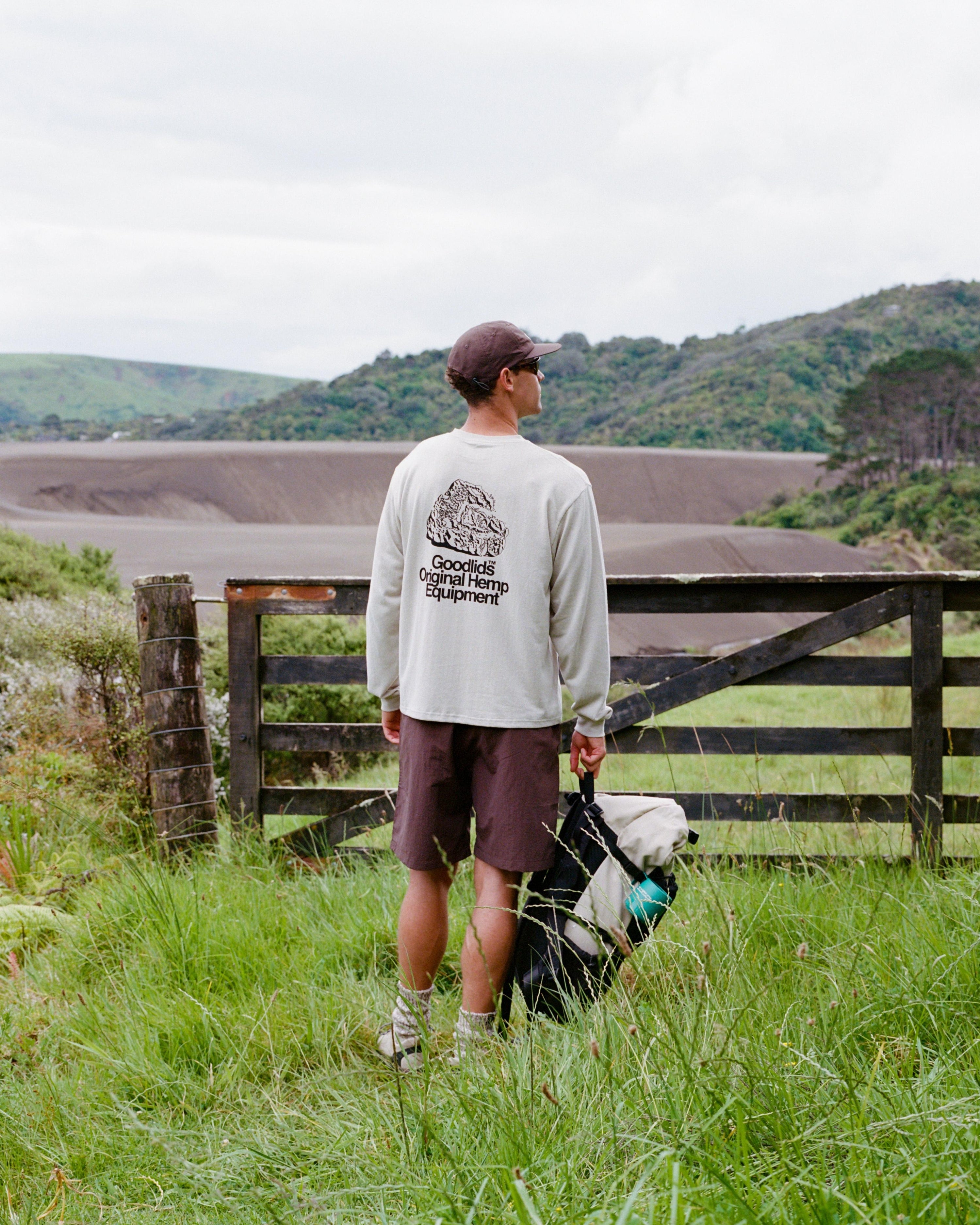 Southern Face Long Sleeve Tee - Stone