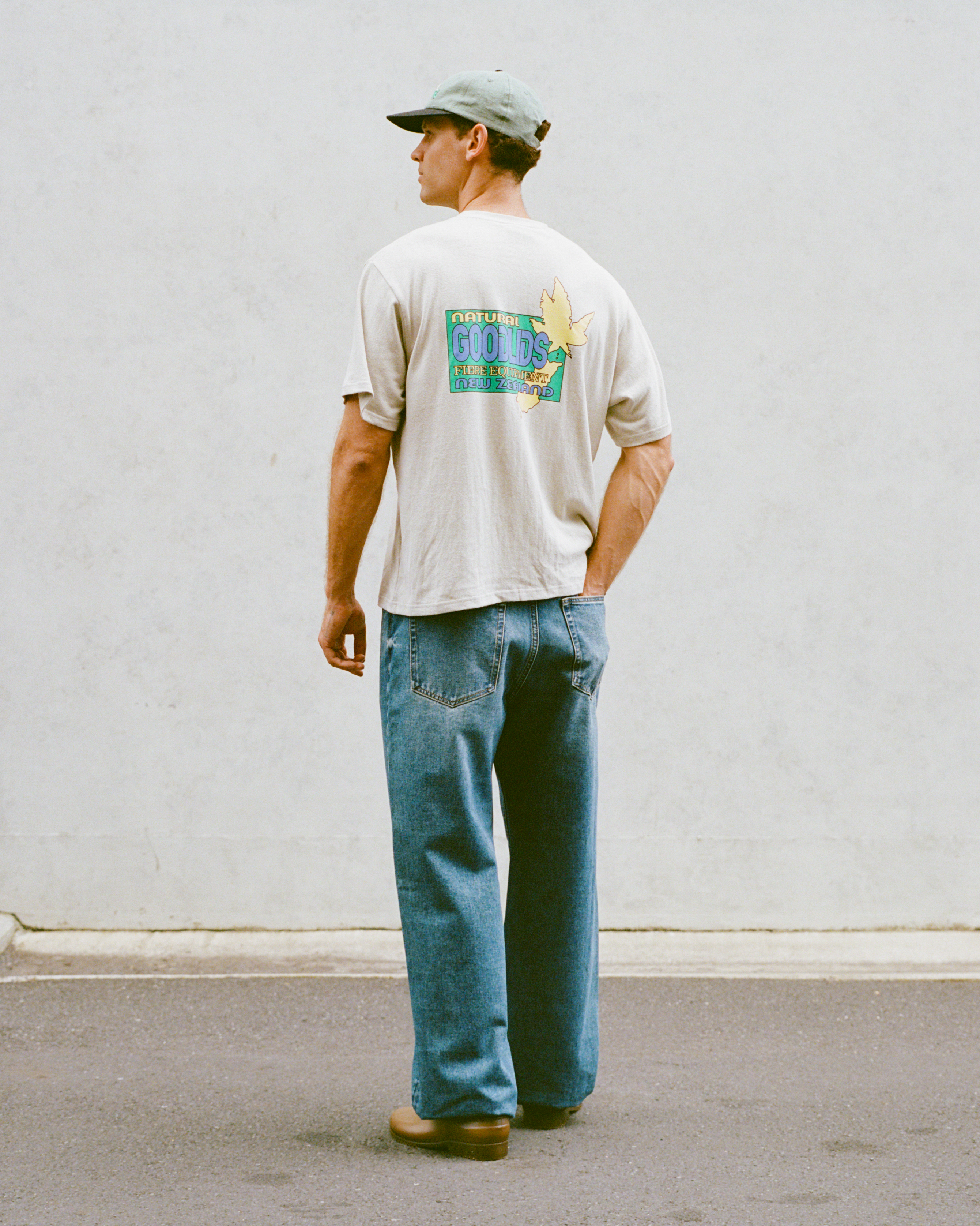 Kiwi Hemp Tee - Stone