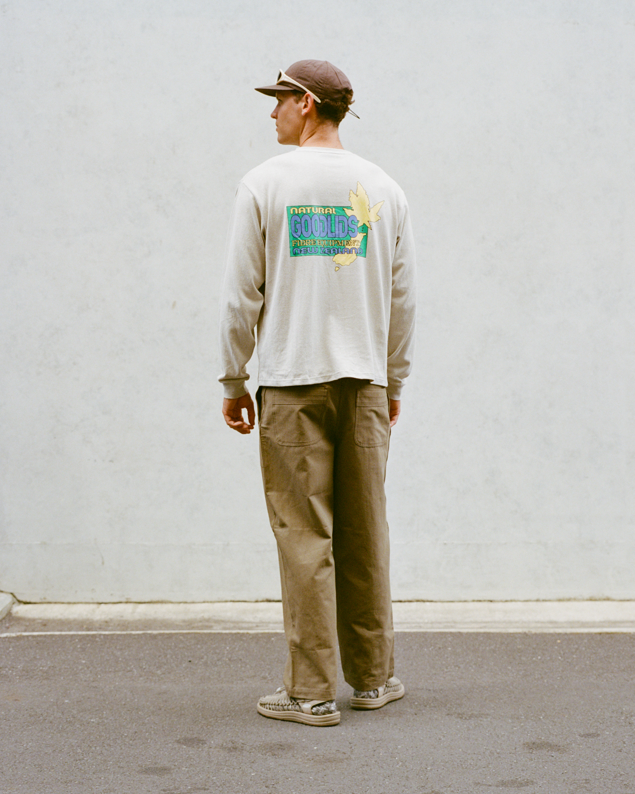 Kiwi Hemp Long Sleeve Tee - Stone
