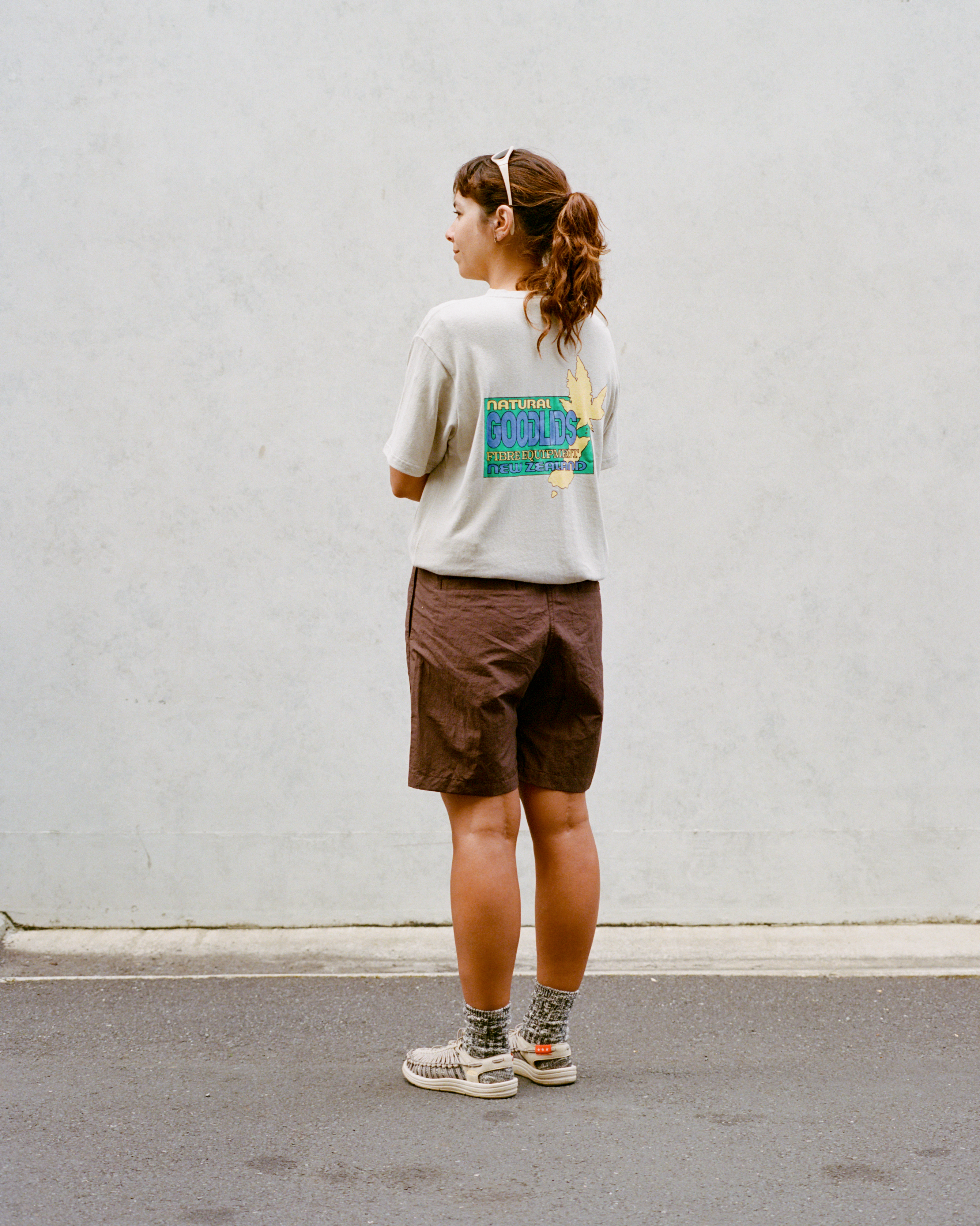 Kiwi Hemp Tee - Stone