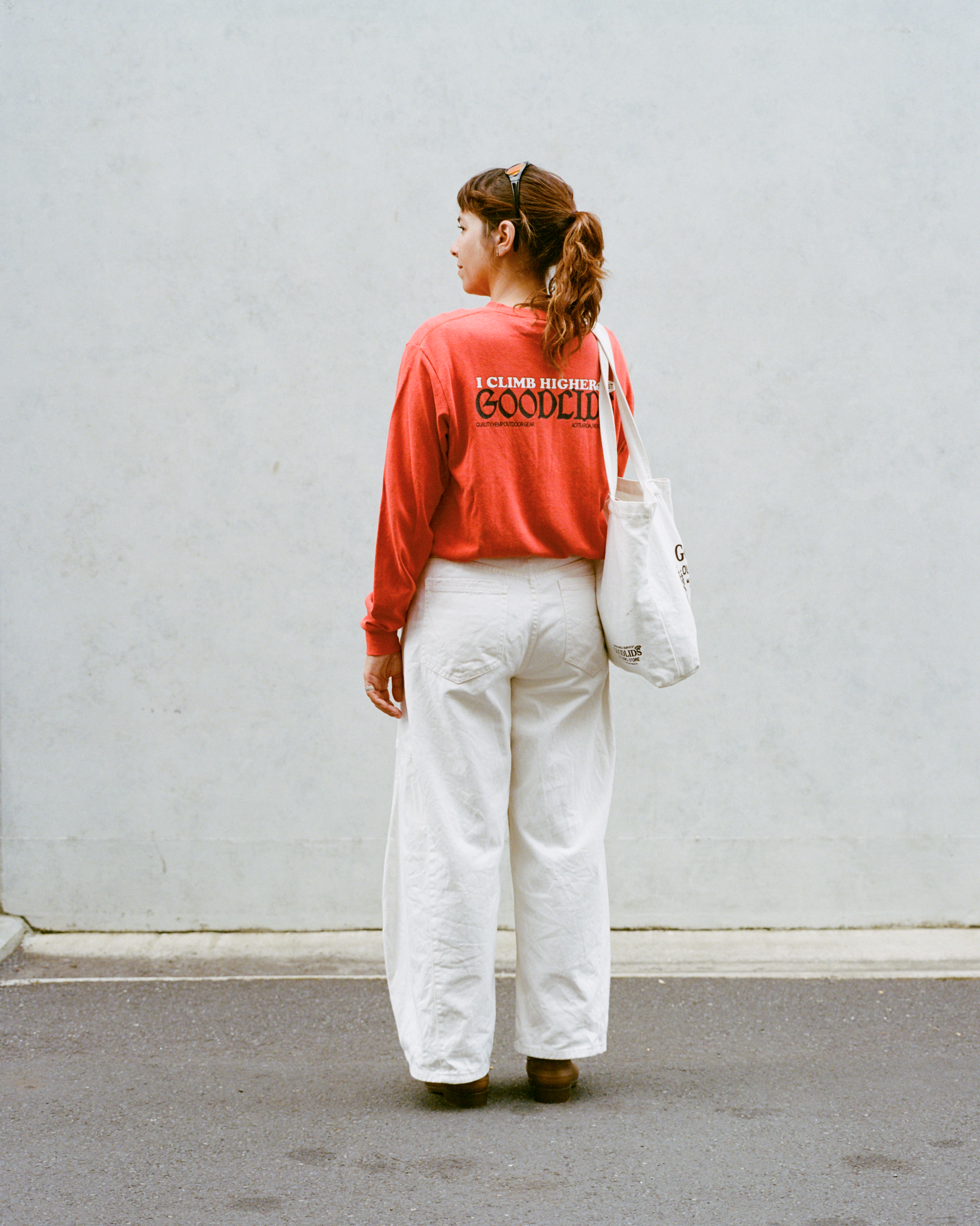 Higher Long Sleeve Tee - Red