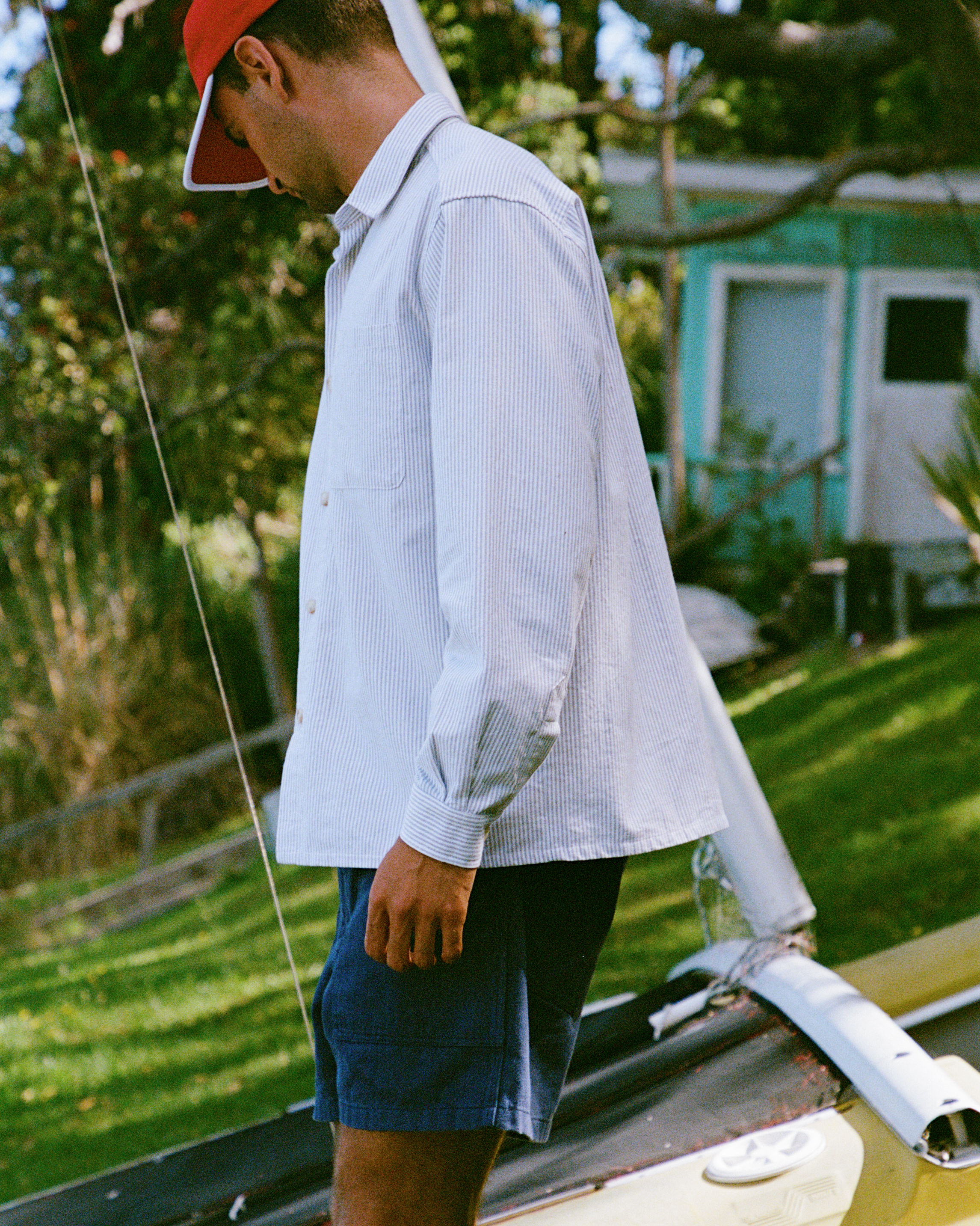 Relaxed Oxford - Blue Stripe