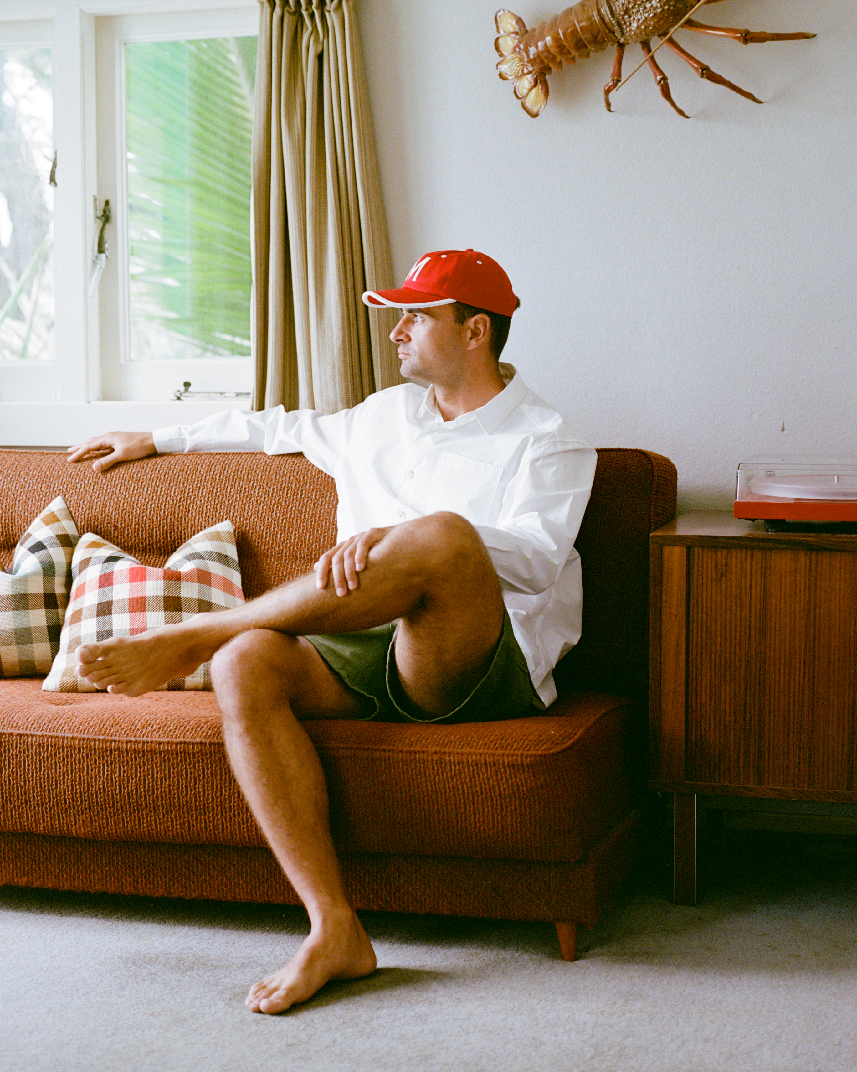 Appliqué Dad Cap - Red