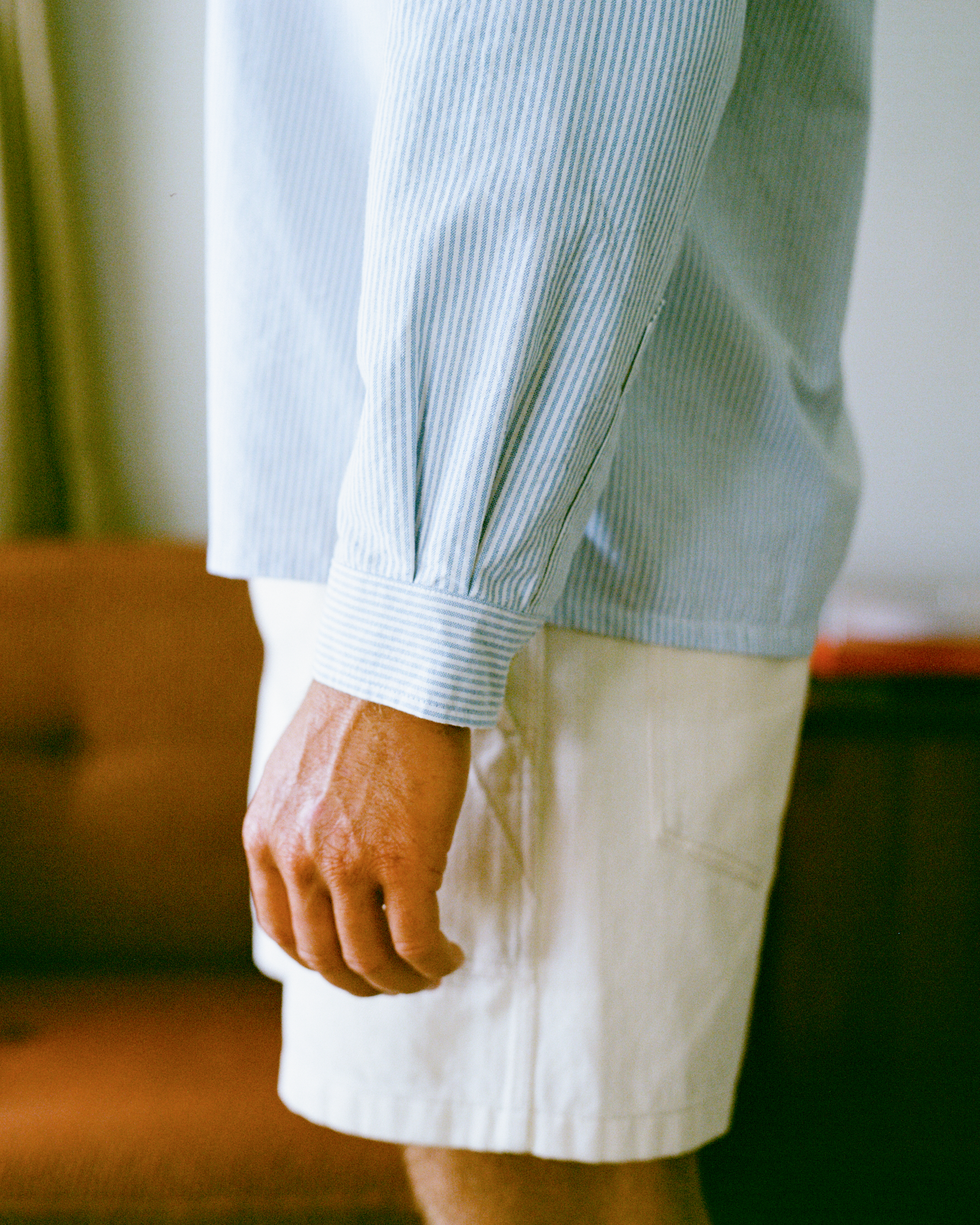 Relaxed Oxford - Blue Stripe