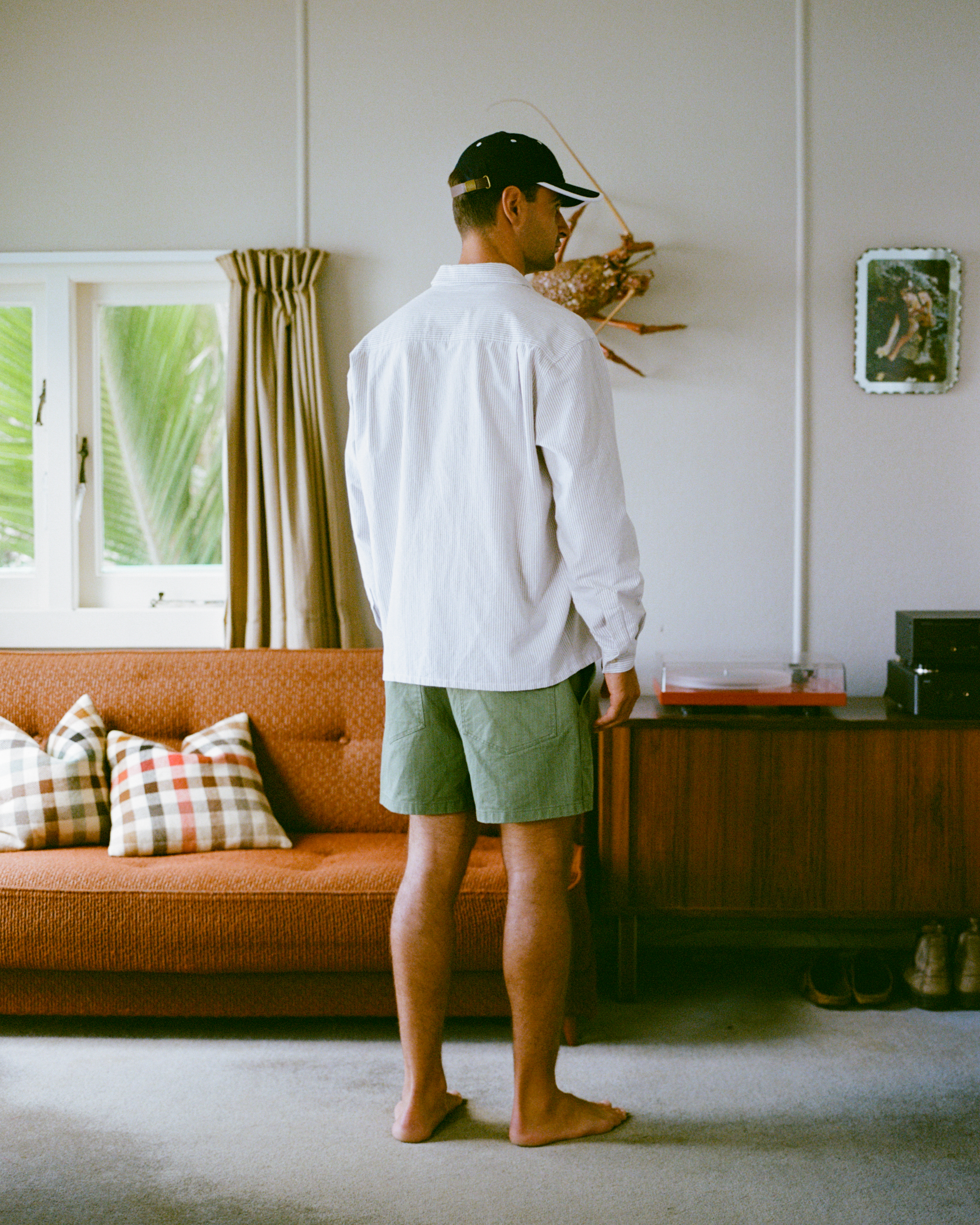 Relaxed Oxford - Brown Stripe